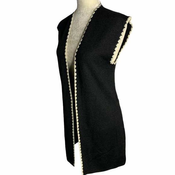 Vintage 60s Marbella Cardigan Sweater Vest 49PE - Picture 4 of 7